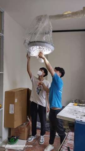 Đèn Mổ Di Động Cường Độ Sáng 140000 Lux 48 Bóng LED Chóa Đèn 500mm Suxin