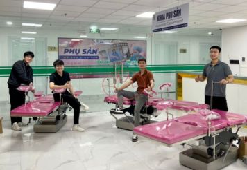 Hoangminhmed Lắp Đặt Bàn Khám Sản Tại Bệnh Viện Đa Khoa Hà Nội Đồng Văn