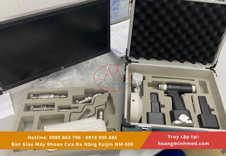 Hoàng Minh Bàn Giao Máy Khoan Cưa Đa Năng Ruijin NM-500 Cho Bệnh Viện