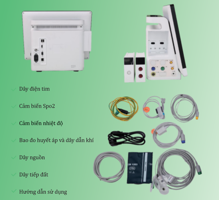 Máy theo dõi bệnh nhân Yonker E15